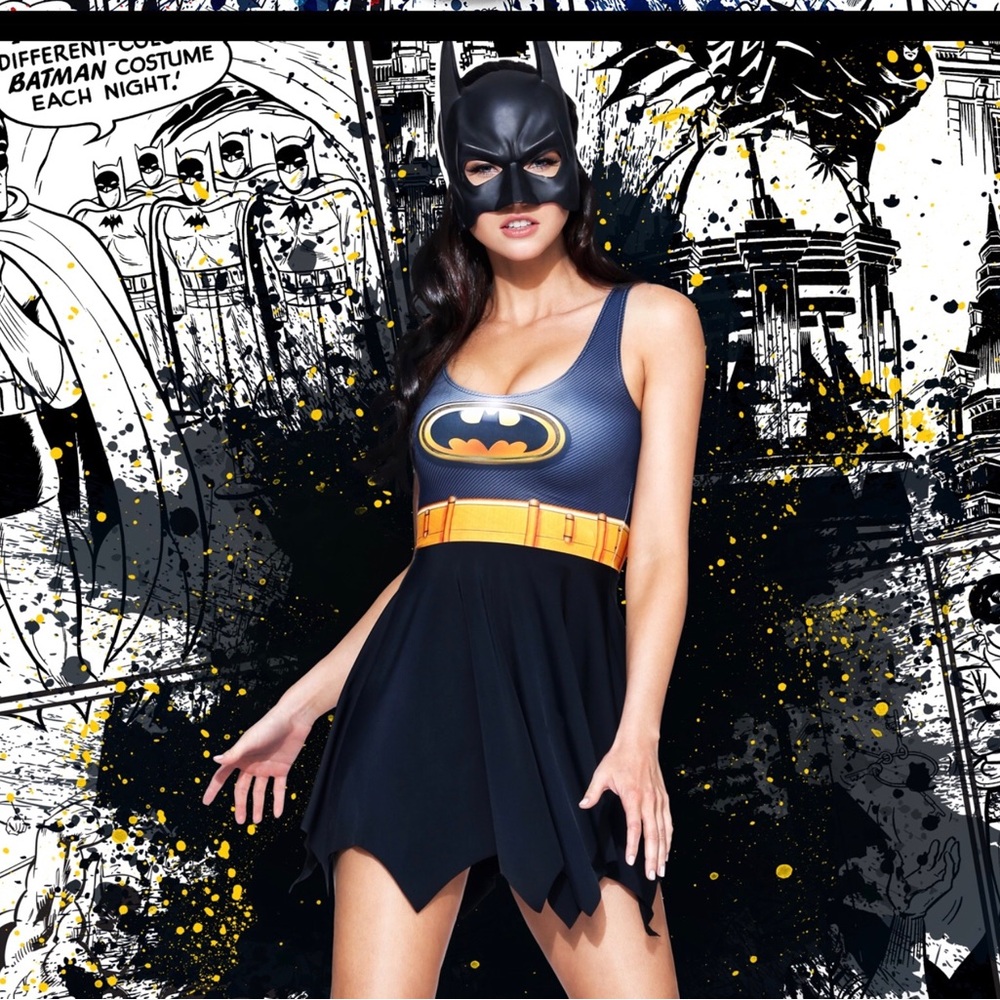 Blackmilk Batman Black Dress size medium